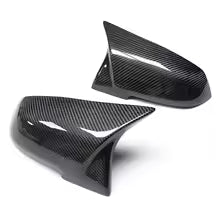 2 pieces Wing Mirror Carbon Fibre Black for BMW