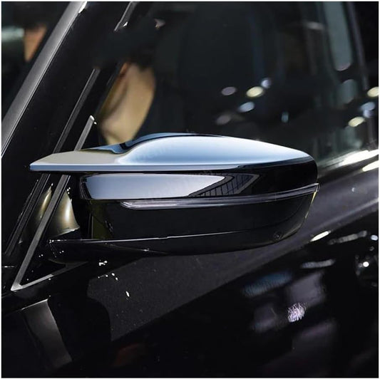 RHD Wing Mirror Cap - Bright Black For BMW